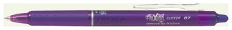 Stylo encre gel Pilot, série Frixion Ball Clicker Encre Violette