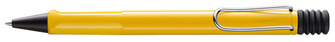 Stylo bille Lamy , série Safari Jaune Clip Chrome