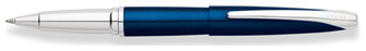 Stylo bille roulante Cross, série ATX  Bleu translucide