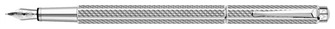 Stylo plume Caran d'Ache, série Ecridor Cubrik Rodhium