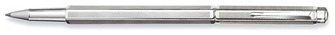 Stylo bille roulante Caran d'Ache, série Ecridor Retro Rodhium