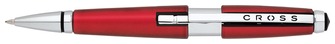 Stylo bille roulante rétractable Cross, série Edge Rouge