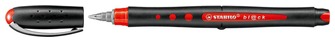 Stylo à bille roulante Stabilo, série Bl@ck Encre rouge