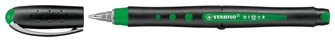 Stylo à bille roulante Stabilo, série Bl@ck Encre verte