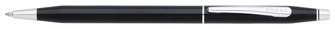 Stylo bille Cross, série Classic Century Noir Laqué CT