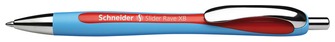 Stylo bille Schneider, série Slider Rave Encre Rouge