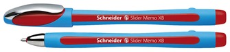 Stylo bille Schneider, série Slider Memo Encre Rouge