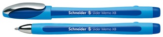 Stylo bille Schneider, série Slider Memo Encre Bleue