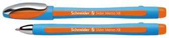 Stylo bille Schneider, série Slider Memo Encre Orange