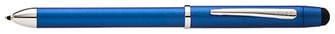 Stylo multifonction Cross, série Tech-3 Blue métalique avec stylus