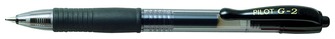 Stylo encre gel Pilot, série G2 Encre Noire