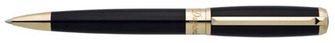 Stylo bille Dupont, S.T., série Elysée Medium Classique Noir Gt
