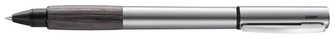 Stylo bille roulante Lamy, série Accent AL Palladium (Grip en bois gris)