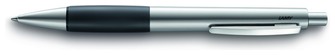 Stylo bille Lamy, série Accent AL Palladium (Grip caoutchoutée noire)