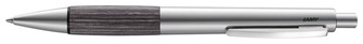 Stylo bille Lamy, série Accent AL Palladium (Grip en bois gris)