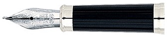 Pointe de plume Cross, série Pièce Or 18 kt rhodium (Century II)