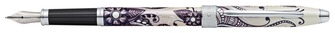 Stylo plume Cross, série Botanica Primevère noire