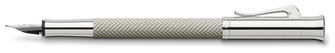 Stylo plume Faber-Castell, Graf von, série Guilloche Ciselé Gris pâle