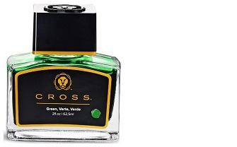 Bouteille d'encre Cross, série Recharge & encre Encre Verte