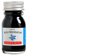 Bouteille d'encre J.Herbin , série La Perle des Encres Encre turquoise (Pervenche)(10 ml)