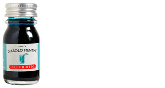 Bouteille d'encre J.Herbin , série La Perle des Encres Encre verte (Diabolo menthe) (10 ml)
