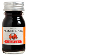 Bouteille d'encre J.Herbin , série La Perle des Encres orange (Orange indien) (10 ml)