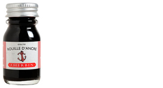 Bouteille d'encre J.Herbin , série La Perle des Encres Saumon (Rouille d'ancre) (10 ml)