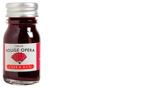 Bouteille d'encre J.Herbin , série La Perle des Encres Encre rouge (Rouge opéra) (10 ml)