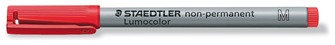 Crayon feutre Staedtler, série Lumocolor Rouge Non-permanent