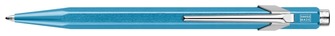Stylo bille Caran d'Ache, série Office Metal-X Turquoise