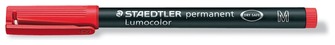 Crayon feutre Staedtler, série Lumocolor Rouge permanent