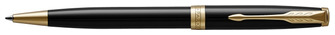 Stylo bille Parker, série Sonnet Classic Noir laqué GT