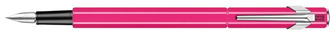 Stylo plume Caran d'Ache, série 849 FP Rose fluo