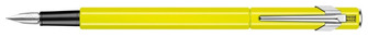 Stylo plume Caran d'Ache, série 849 FP Jaune fluo