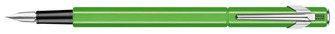 Stylo plume Caran d'Ache, série 849 FP Vert fluo