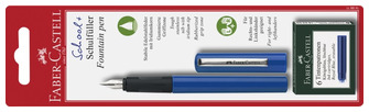 Stylo plume Faber-Castell, série School Bleu