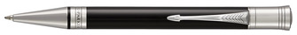 Stylo bille Parker, série Duofold Classic Noir CT