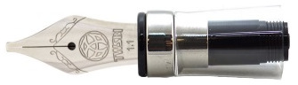 Pointe de plume TWSBI, série Pièces Acier (Diamond 580, pointe stub)