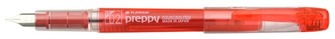 Stylo plume Platinum, série Preppy Rouge (Pointe spéciale)