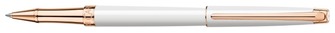 Stylo bille roulante Caran d'Ache, série Léman Slim Blanc PGT