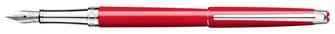 Stylo plume Caran d'Ache, série Léman Slim Rouge écarlate CT