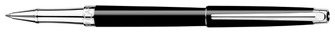 Stylo bille roulante Caran d'Ache, série Léman Slim Noir ébène CT