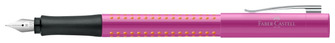 Stylo plume Faber-Castell, série Grip 2010 Rose-Orange