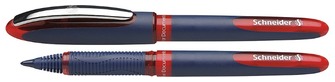 Stylo bille roulante Schneider, série One Business Encre rouge