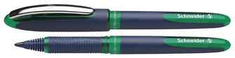 Stylo bille roulante Schneider, série One Business Encre verte
