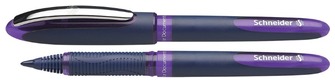 Stylo bille roulante Schneider, série One Business Encre violette