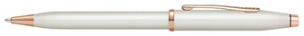 Stylo bille Cross, série Century II Blanc nacré PGT