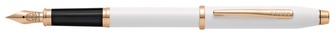 Stylo plume Cross, série Century II Blanc nacré PGT