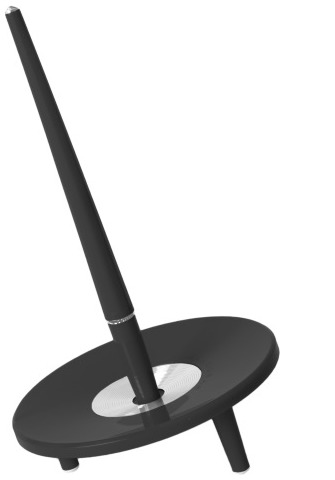 Stylo sur base Ballograf, série Deskset Noir CT (sans chaîne)