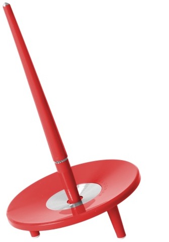Stylo sur base Ballograf, série Deskset Rouge CT (sans chaîne)